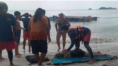 Wisatawan Asal Kazakhstan Diduga Tewas Tenggelam Saat Berenang di Pantai Lagoi Bay Bintan