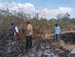 Cegah Kebakaran Lahan Saat Musim Kemarau, Polres Maros Ajak Masyarakat Tingkatkan Kewaspadaan