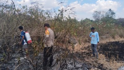 Cegah Kebakaran Lahan Saat Musim Kemarau, Polres Maros Ajak Masyarakat Tingkatkan Kewaspadaan