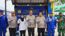 Kapolda Sulsel Resmikan Pos Pangkalan Kapal Patroli Polairud di Pulau Jinato Kab. Kepulauan Selayar