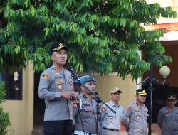 Pimpin Apel Perdana, Kapolres Maros Tekankan Integritas dan Kejujuran