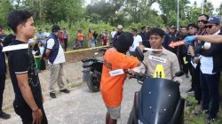 Polres Maros Gelar Rekonstruksi Kasus Pembunuhan Ojol di Tanralili