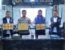 Konferensi Pers Ditresnarkoba Polda Sulsel Ungkap 12 Kasus Tindak Pidana Narkoba Periode Agustus 2026