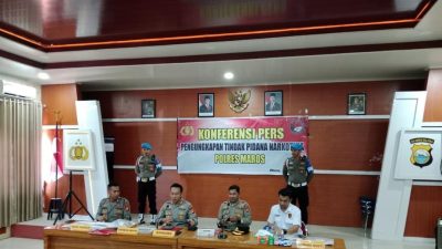 Narkoba Cair Beredar di Maros, Polres Bongkar Jaringan dan Sita 84 Botol