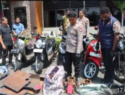 Polresta Tanjungpinang Bongkar Lima Kasus Pencurian, Sembilan Pelaku Diciduk