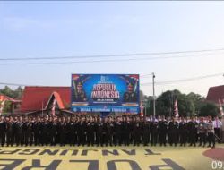 Polresta Tanjungpinang Gelar Upacara HUT ke-81 Kemerdekaan RI