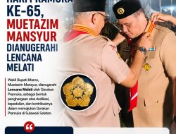 Hari Pramuka ke-65, Muetazim Mansyur Dianugerahi Lencana Melati