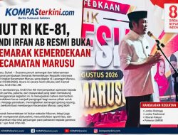 HUT RI ke-81, Andi Irfan AB Resmi Buka Semarak Kemerdekaan Kecamatan Marusu