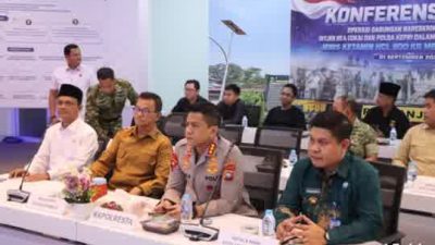 Polresta Tanjungpinang Ikuti Pengungkapan 800 Kg Ketamin, Deklarasi Anti Narkoba Digelar