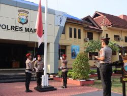 Polres Maros Gelar Upacara Sumpah Pemuda, Kapolres Ajak Pemuda Tingkatkan Empati kepada Sesama
