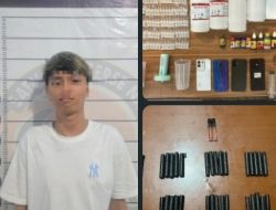 Reserse Narkoba Polres Maros Bongkar Home Industry Narkotika Cairan Sintetis, Lima Pria Diamankan
